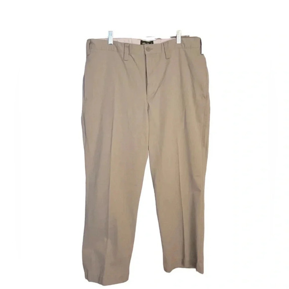 Eddie Bauer Men's Khaki Pants Size 38X30 Preppy Business Casual - Picture 1 of 8
